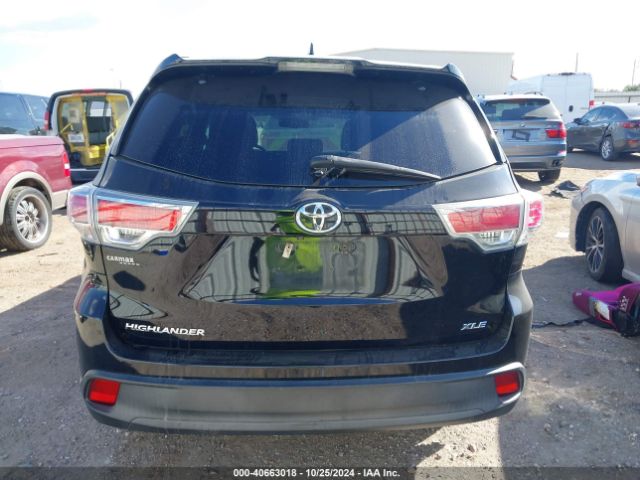 5TDKKRFHXGS184424 Toyota Highlander Xle V6
