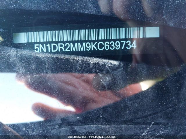 5N1DR2MM9KC639734 Nissan Pathfinder Sl