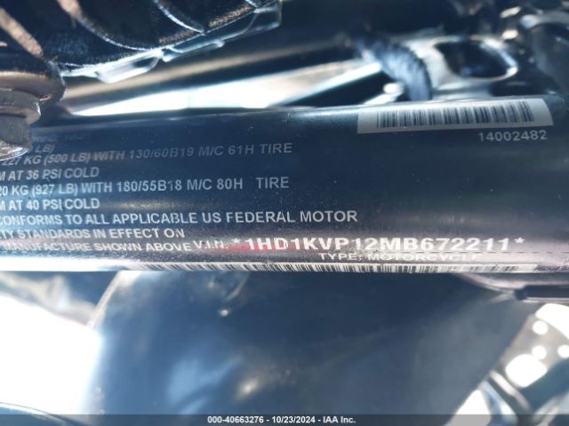 2021 HARLEY-DAVIDSON FLHRXS 1HD1KVP12MB672211 Photo 9