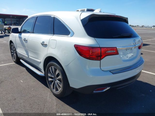 5FRYD4H66FB032919 Acura Mdx Technology Pkg W/entertainment Pkg