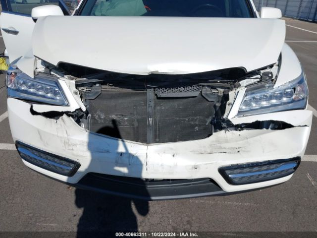 5FRYD4H66FB032919 Acura Mdx Technology Pkg W/entertainment Pkg