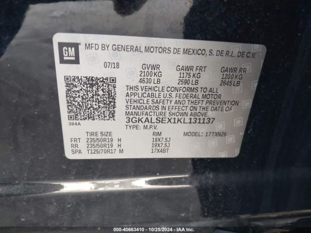 3GKALSEX1KL131137 GMC Terrain Denali