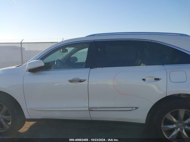 5FRYD4H87EB025123 Acura Mdx Advance Pkg W/entertainment Pkg