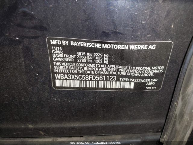 WBA3X5C58FD561123 BMW 328i Gran Turismo Xdrive
