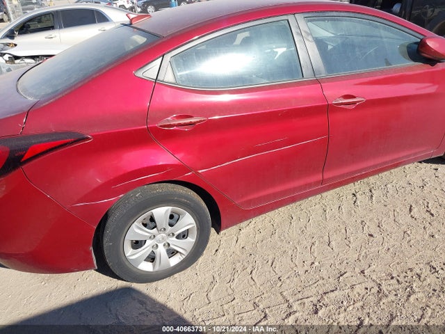 Hyundai ELANTRA SE 2016 5NPDH4AEXGH703792 Image 6