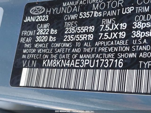 Hyundai Ioniq 5 Sel 2023 KM8KN4AE3PU173716 Image 9