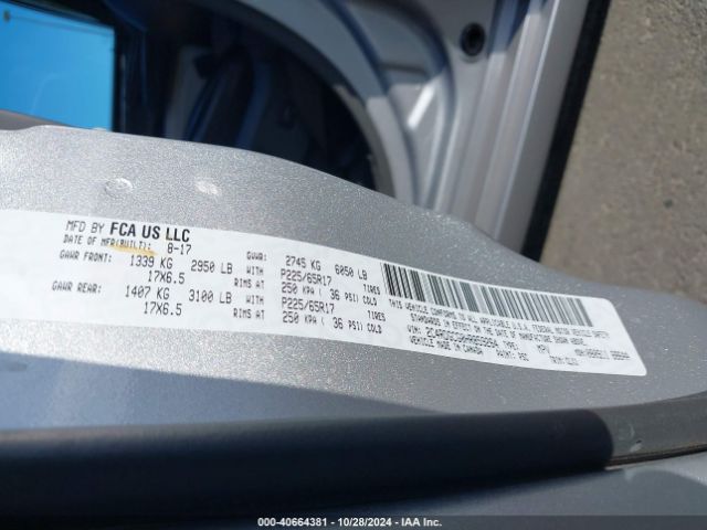2C4RDGCG0HR859264 Dodge Grand Caravan Sxt