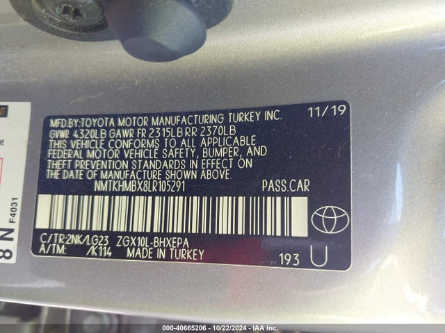 Toyota C-hr Limited 2020 NMTKHMBX8LR105291 Image 9