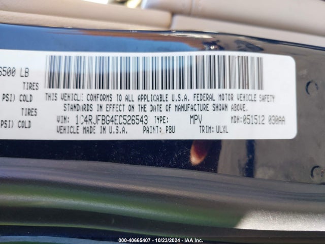 Jeep Grand Cherokee Limited 2014 1C4RJFBG4EC526543 Image 9