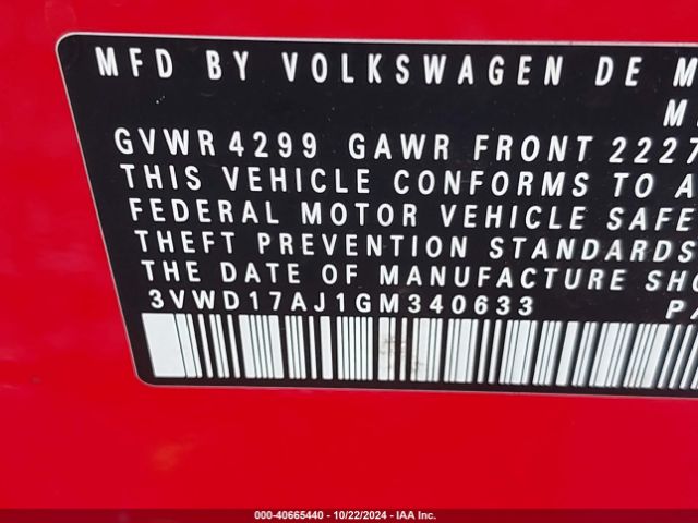 3VWD17AJ1GM340633 Volkswagen Jetta 1.8t Sport