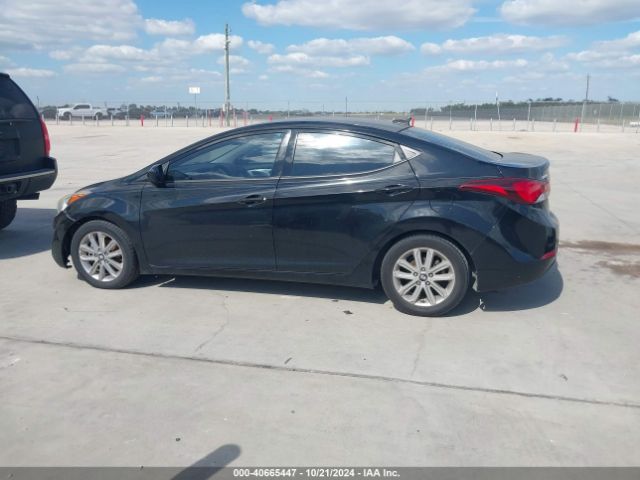 KMHDH4AE7GU583838 Hyundai ELANTRA SE