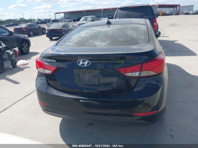 KMHDH4AE7GU583838 Hyundai ELANTRA SE