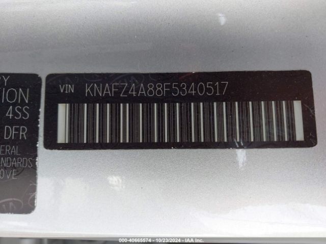 KNAFZ4A88F5340517 KIA FORTE EX