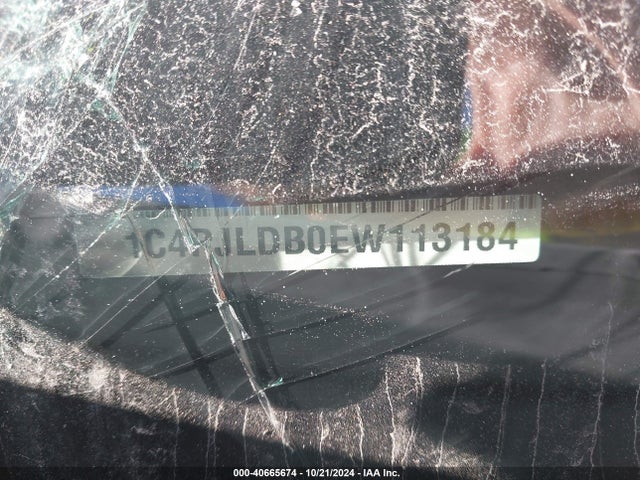 1C4PJLDB0EW113184 Jeep Cherokee Limited