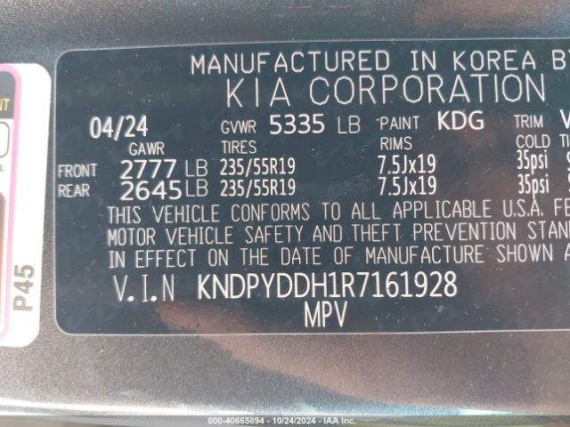 KNDPYDDH1R7161928 KIA Sportage Plug-in Hybrid X-line