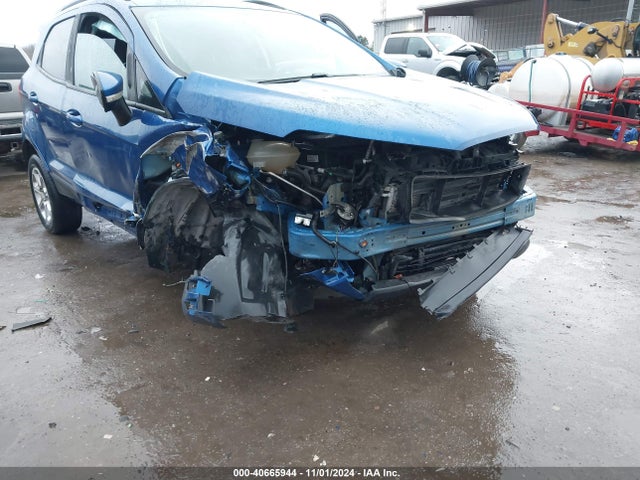 MAJ6S3GL8KC266962 Ford Ecosport Se