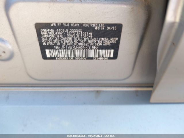 JF1VA2M66G9801668 Subaru Wrx Sti