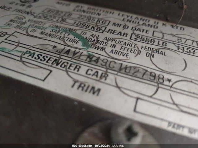 1979 JAGUAR XJ6 JAVLN49C102798    Photo 8