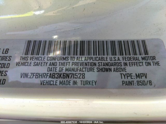 ZFBHRFAB3K6N71528 RAM Promaster City Tradesman