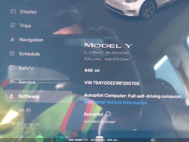 2024 TESLA MODEL Y 7SAYGDEE1RF200705 Photo 6