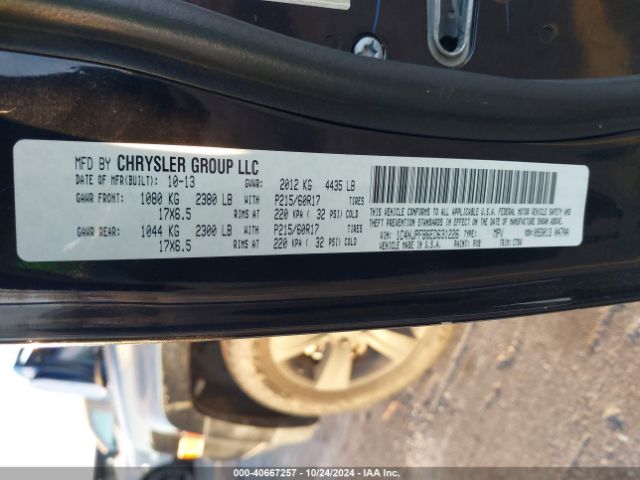 1C4NJPFB6ED631226 Jeep Patriot Latitude