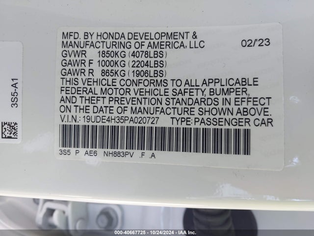 Acura Integra 2023 19UDE4H35PA020727 Image 23