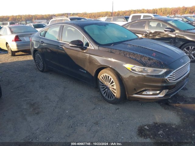 3FA6P0RU3JR207193 Ford Fusion Hybrid Titanium