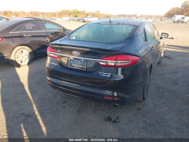 3FA6P0RU3JR207193 Ford Fusion Hybrid Titanium