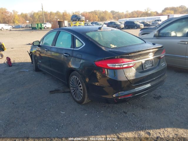3FA6P0RU3JR207193 Ford Fusion Hybrid Titanium