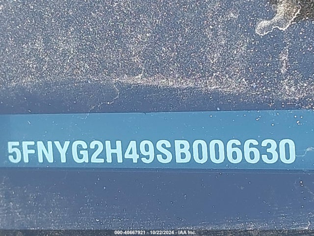 Honda Pilot Ex-l 2025 5FNYG2H49SB006630 Image 17