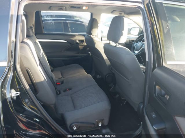5TDZARFH9JS038525 Toyota Highlander Le