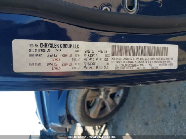 1C4NJPFA2ED600644 Jeep Patriot Latitude