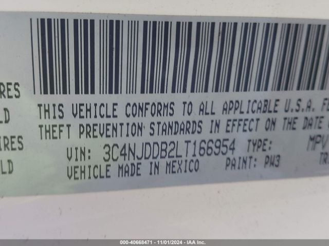 3C4NJDDB2LT166954 Jeep Compass Trailhawk 4x4
