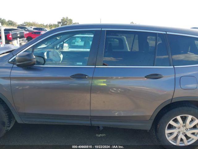 5FNYF5H19KB022627 Honda PILOT LX