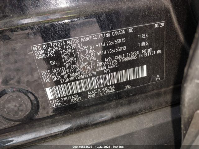 2T3A1RFV8MW151579 Toyota Rav4 Xle Premium
