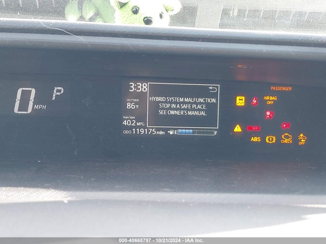 JTDKDTB32J1607874 Toyota Prius C Two