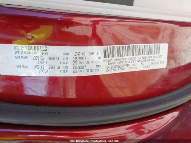2C4RC1EG5LR210677 Chrysler Pacifica Touring L Plus