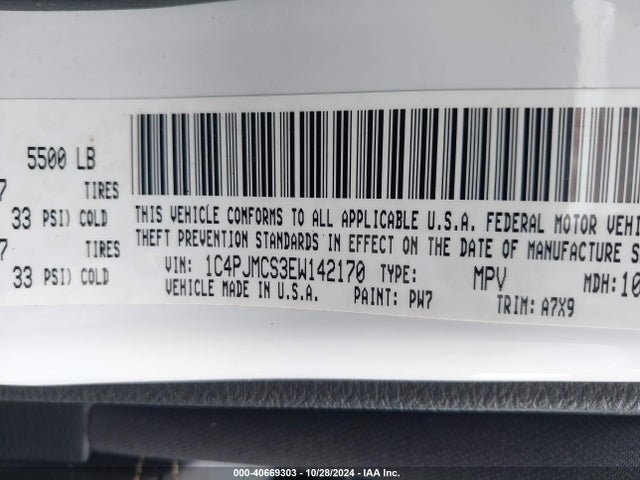 Jeep Cherokee Latitude 2014 1C4PJMCS3EW142170 Image 9