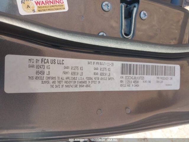 2C3CDXGJ0LH107529 Dodge Charger Scat Pack Rwd