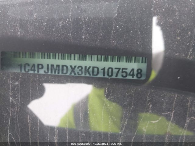 1C4PJMDX3KD107548 Jeep Cherokee Limited 4x4