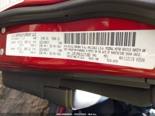 1C4PJMAB1EW171685 Jeep Cherokee Sport