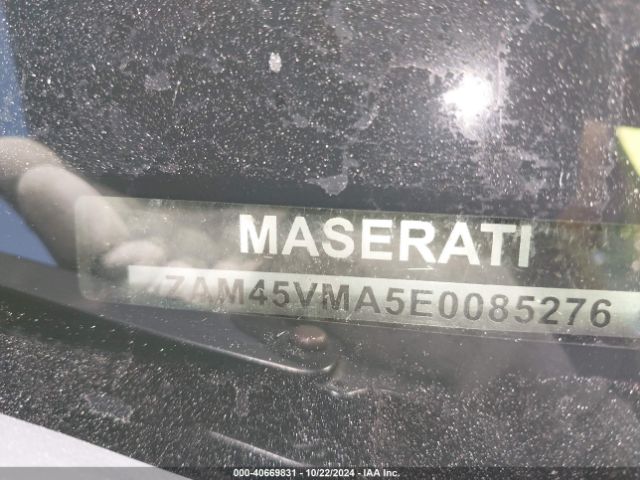ZAM45VMA5E0085276 Maserati Granturismo Mc/sport