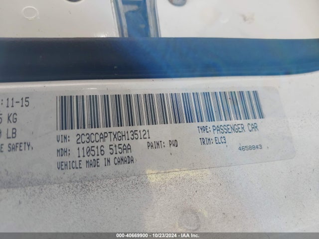 Chrysler 300c Platinum 2016 2C3CCAPTXGH135121 Image 9