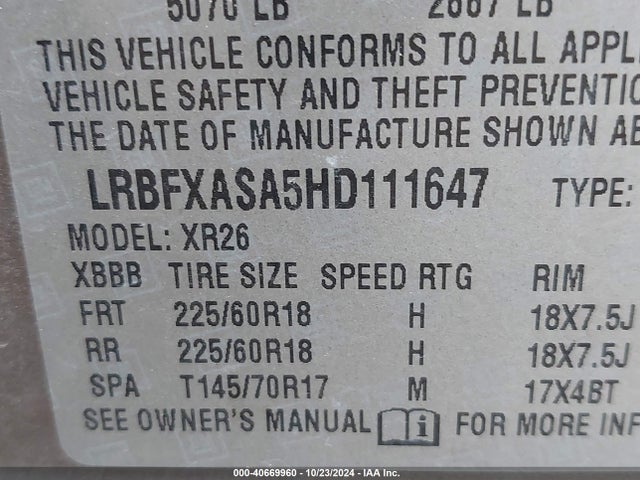 Buick Envision Preferred 2017 LRBFXASA5HD111647 Image 9