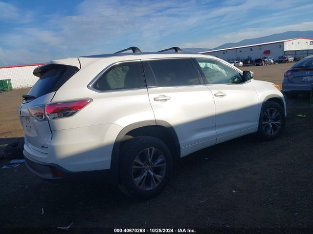 Toyota Highlander Xle V6 2015 5TDJKRFH1FS218048 Image 4