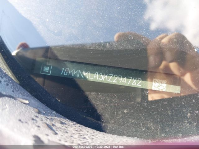 1GKKNKLA3KZ294782 GMC Acadia Sle-1