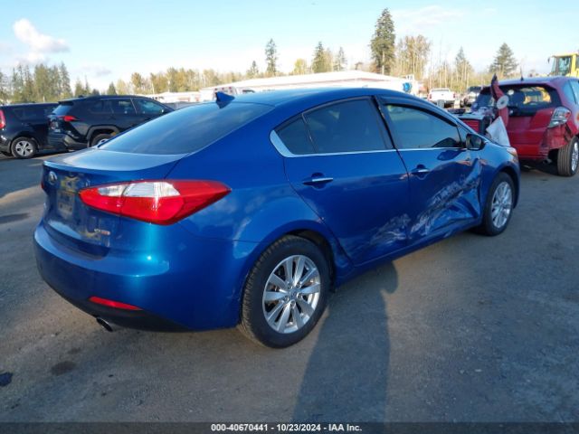KNAFX4A83E5151519 KIA FORTE EX