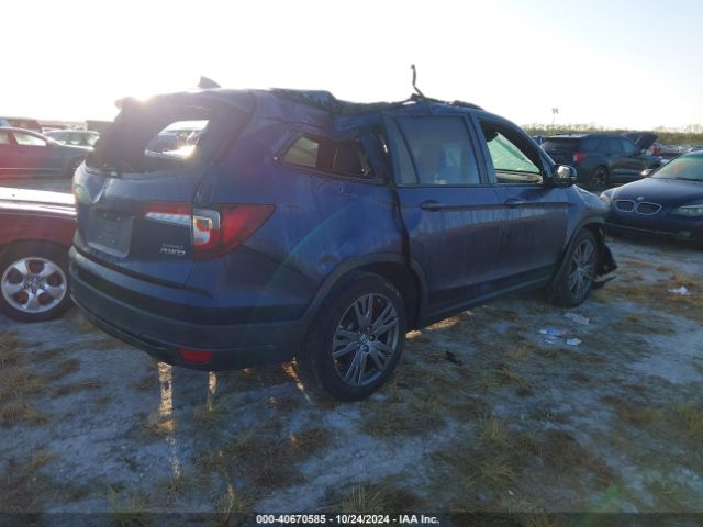 5FNYF6H33NB065808 Honda Pilot Awd Sport
