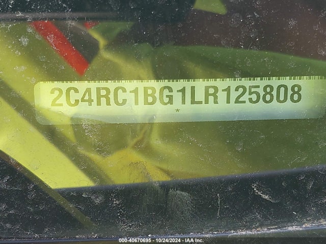 Chrysler Pacifica Touring L 2020 2C4RC1BG1LR125808 Image 9