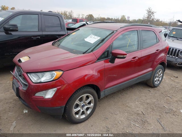 MAJ6S3GLXLC368376 Ford Ecosport Se